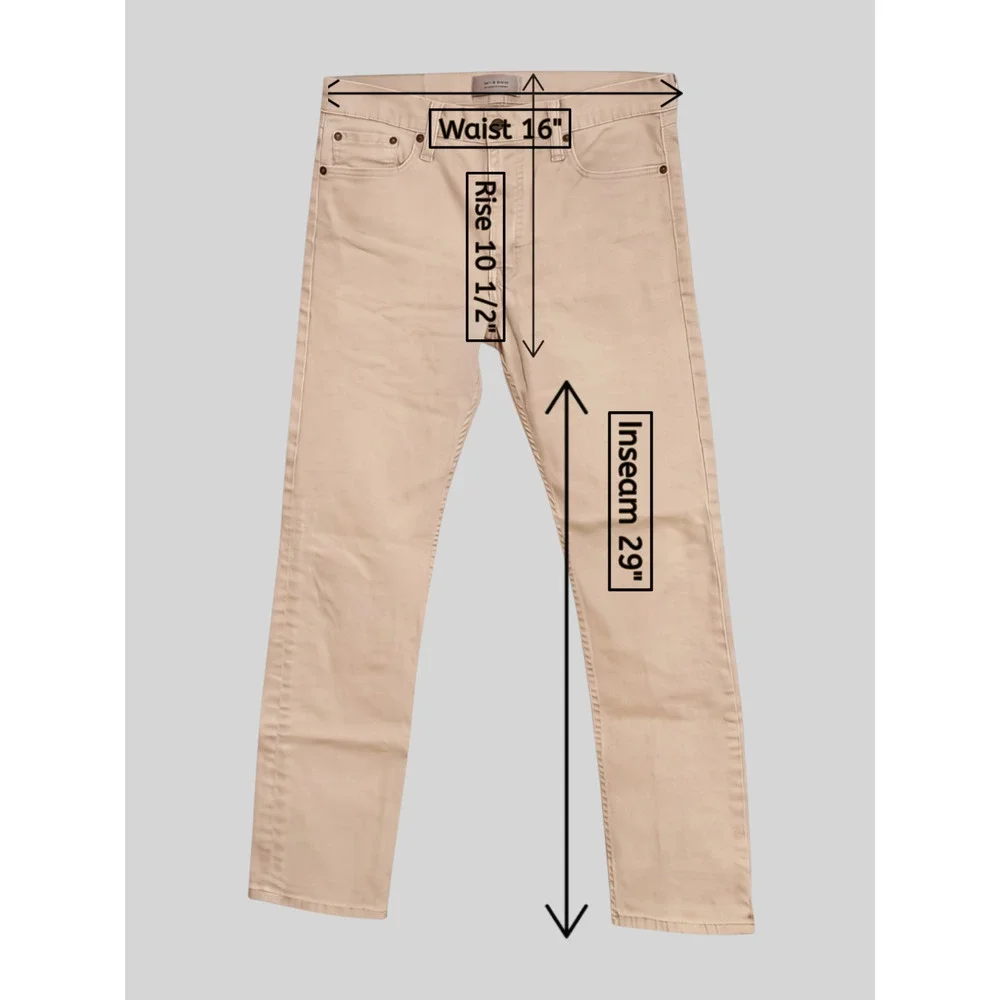 Levi's 513 Men's Slim Straight Stretch Jeans Tag 32x30 32x29 Chino Khaki Pants